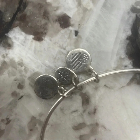 Silver “Teacher/Apple” Alex & Ani Bracelet - Picture 2 of 3
